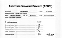 APD9-2014 Urkunde